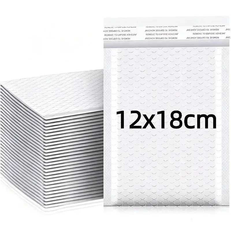 10-Pack White Self-Sealing Bubble Mailers | Waterproof Shipping Bags Bubble Mailers Babs A1 one size