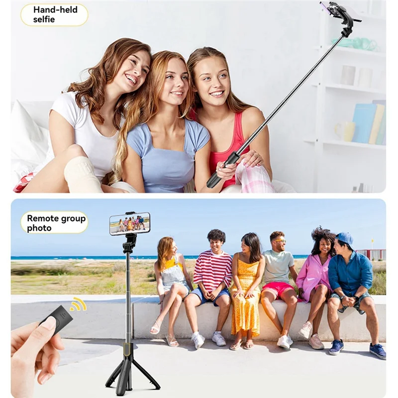 Selfie Stick Floor Tripod with Bluetooth Remote – iOS & Android Selfie Stick Tripod Babs