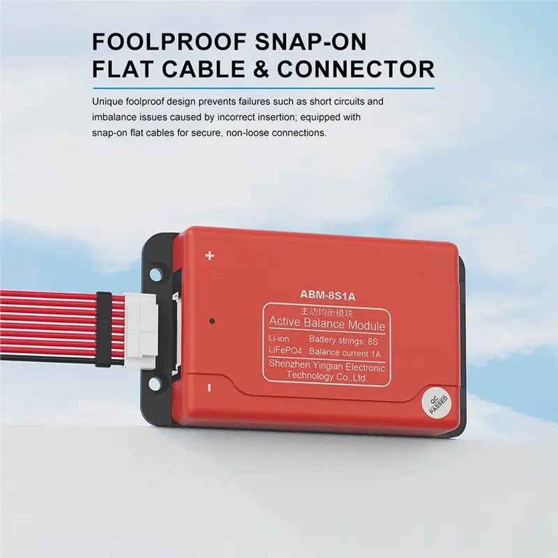 24V 8S Smart Active Battery Balancer for LiFePO4 – 1A Equalizer Battery Balancer Board Babs