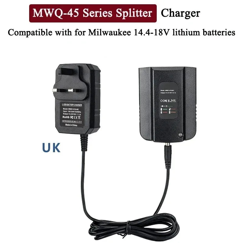 Milwaukee 14.4–18V Li-Ion Battery Charger | Portable CE Certified Battery Charger Babs