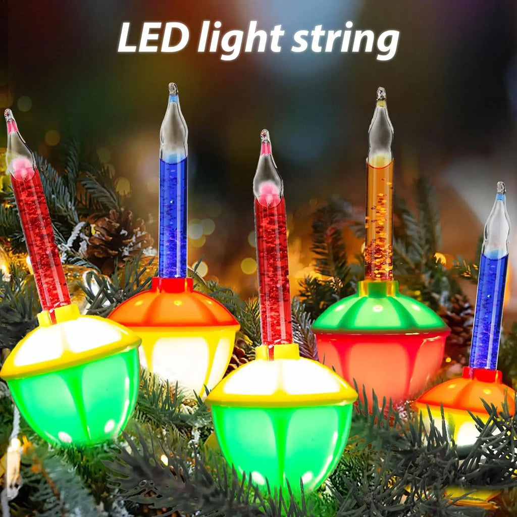 3-Pack Bubble Light Replacement Bulbs – Multi-Color C7/E12 Christmas Light Bulbs Babs