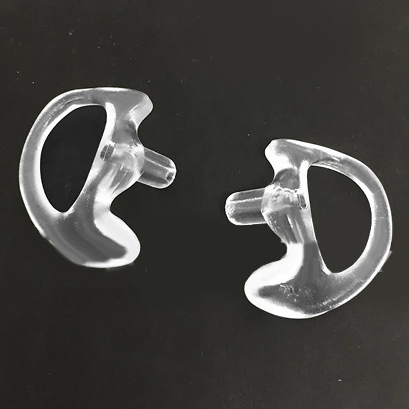 Soft Silicone In-Ear Radio Molds – Acoustic Coil Tube Replacement Radio Earpiece Replacement Babs