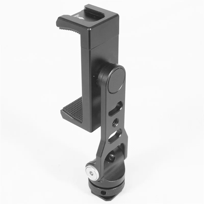 360° Rotatable Phone Holder Tripod Mount with Dual Cold Shoe Phone Tripod Mount Babs