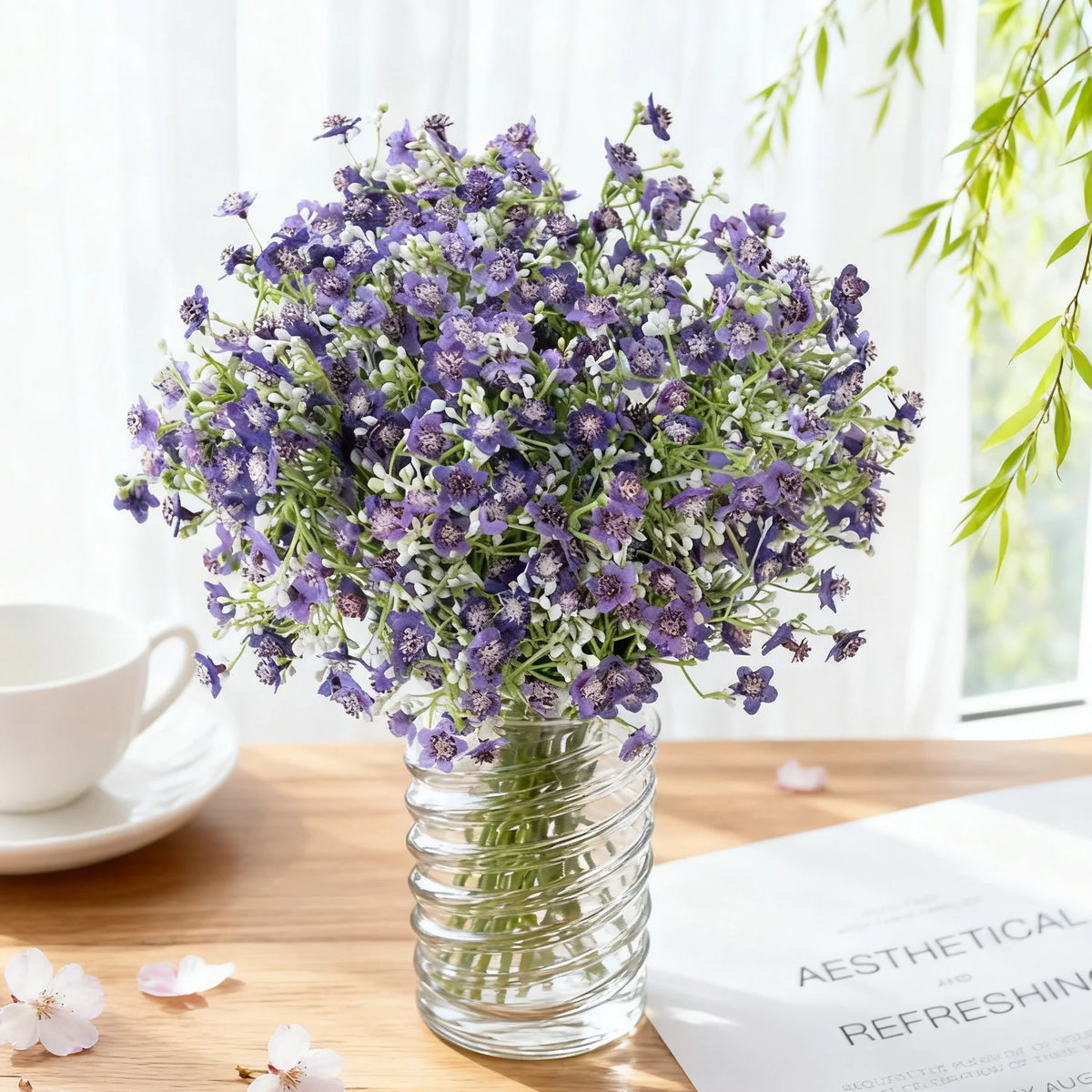 Artificial Gypsophila Baby's Breath Bouquet – Wedding Décor Artificial Flower Bouquet Babs