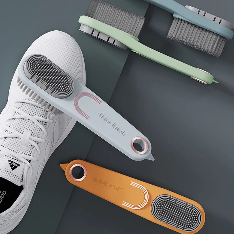 Double-Sided Rubber Shoe Brush – Soft Bristles & Waterproof Shoe Cleaning Brush Babs