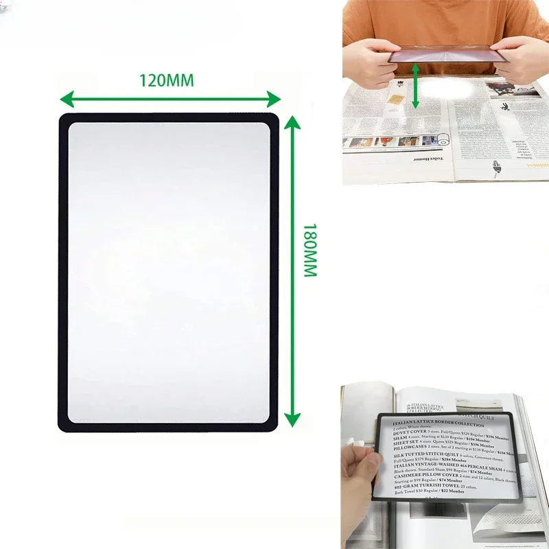 Ultra-Thin HD Acrylic Magnifying Sheet Fresnel Lens 180×120mm Fresnel Magnifying Sheet Babs