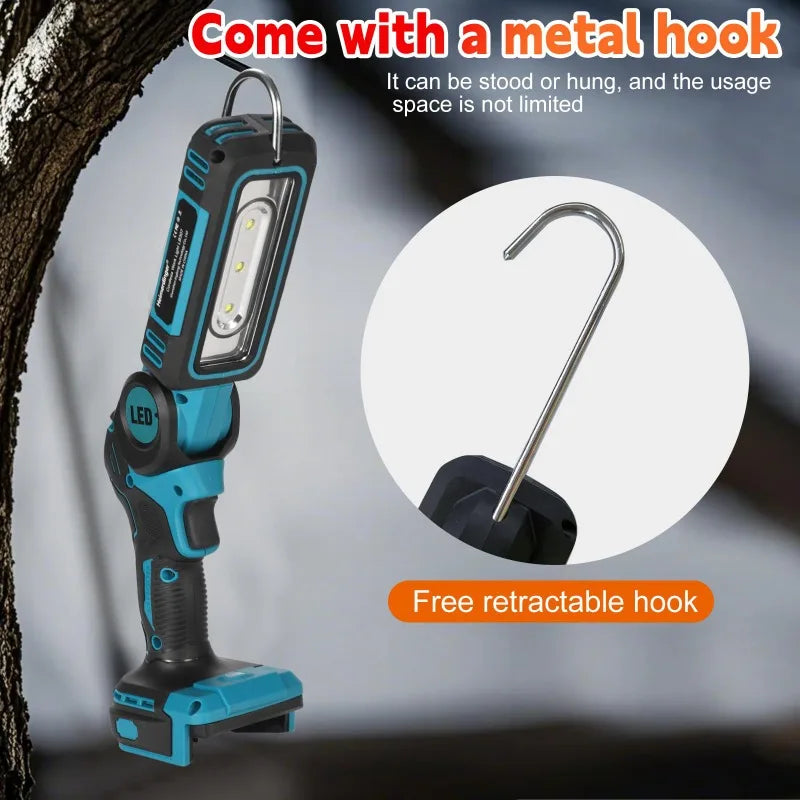 Cordless LED Work Light 1000LM | Makita & Milwaukee 18V Compatible Cordless LED Work Light Babs