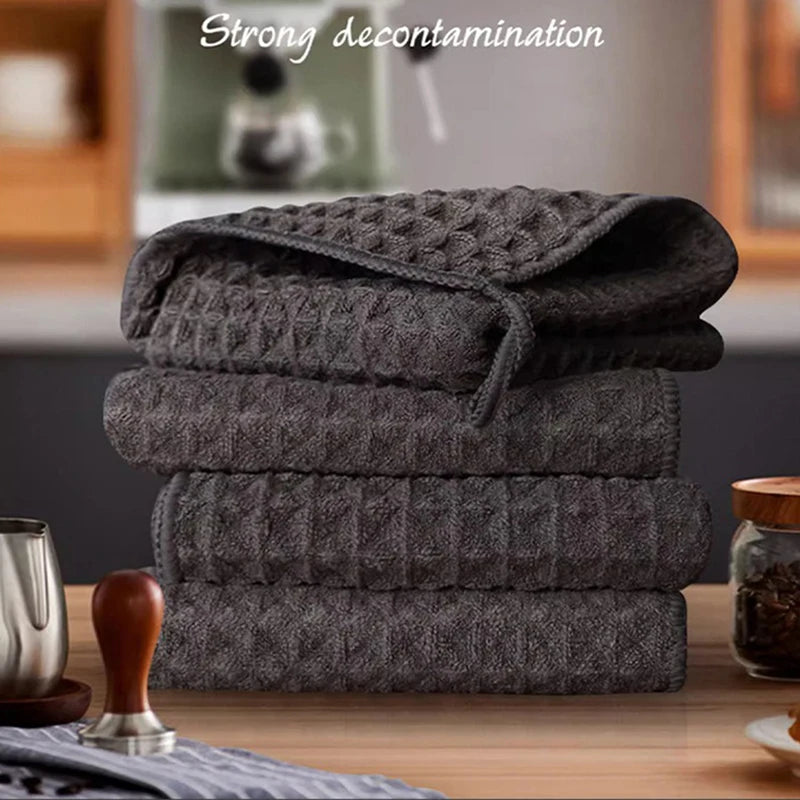 Microfiber Coffee Bar Cleaning Towels – Super Absorbent 1/2/4 Pcs Microfiber Cleaning Towel Babs