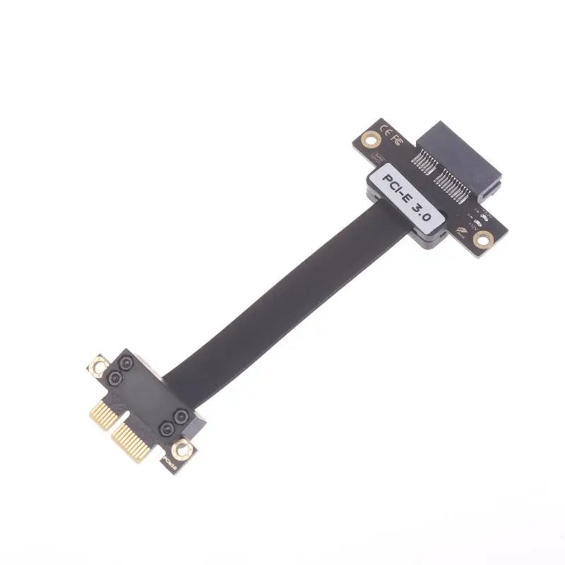 PCIe 3.0 x1 Riser Cable 90° Right Angle Extension Ribbon PCIe Riser Cable Babs