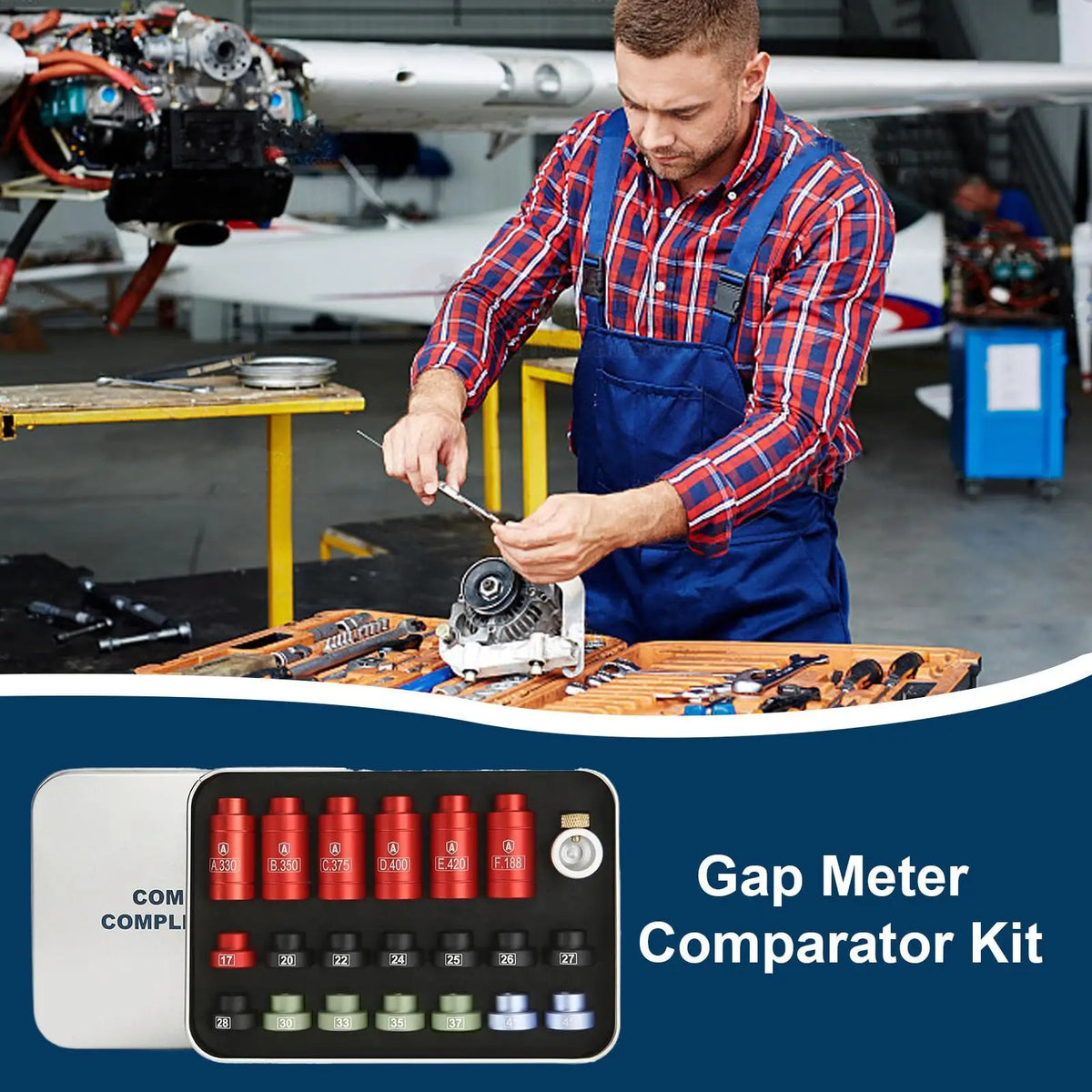 Bullet & Headspace Gauge Comparator Kit | Reloading Tool Comparator Gauge Kit Babs