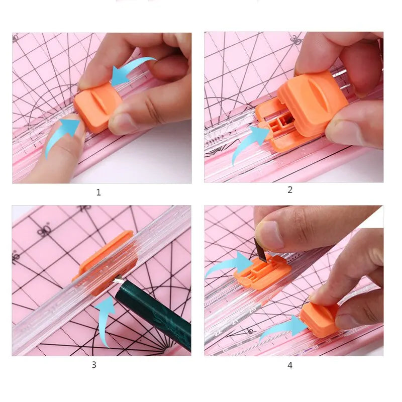A4 Guillotine Paper Cutter with Safety Guard for Office & Craft Guillotine Paper Cutter Babs