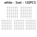 Plastic Window Screen Clips for Mosquito Net – Easy Fixing Clamps Window Screen Clips Babs white - 5 sets