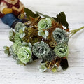 Silk Carnation Artificial Flower Bundle – European DIY Décor Artificial Flower Bundle Babs 5 3pcs