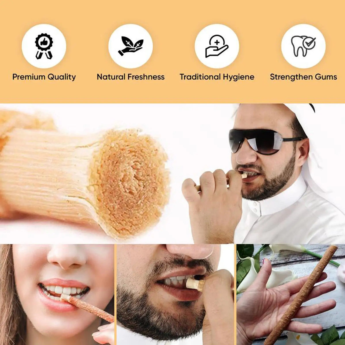 Natural Miswak Teeth Cleaning Sticks – Eco Travel Toothbrush Natural Toothbrush Stick Babs