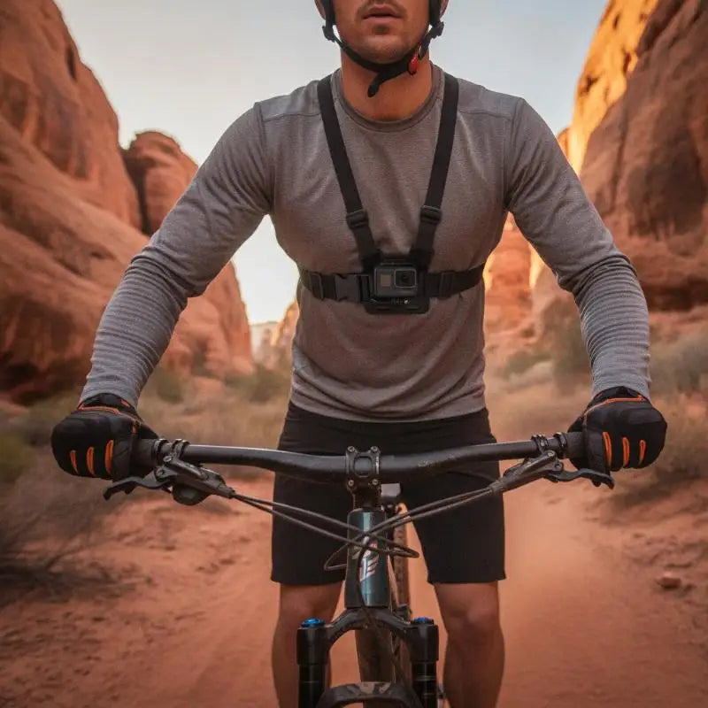 Chest Strap Mount Harness for Phone & Action Camera – 360° Camera Chest Mount Babs