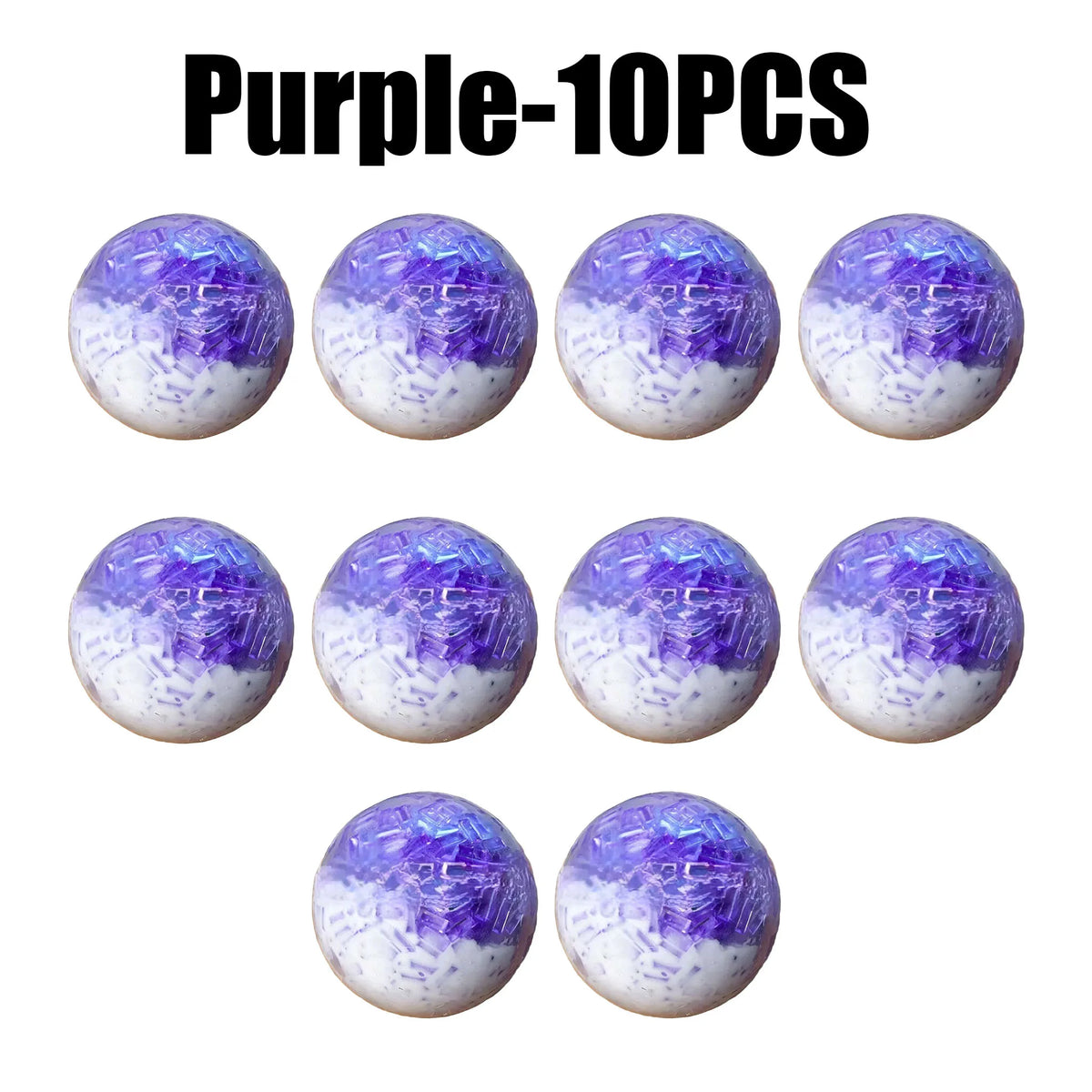 Slow Rising Ice Crackle Ball Squishy Sensory Fidget Toy Sensory Fidget Toy Babs Purple 10PCS