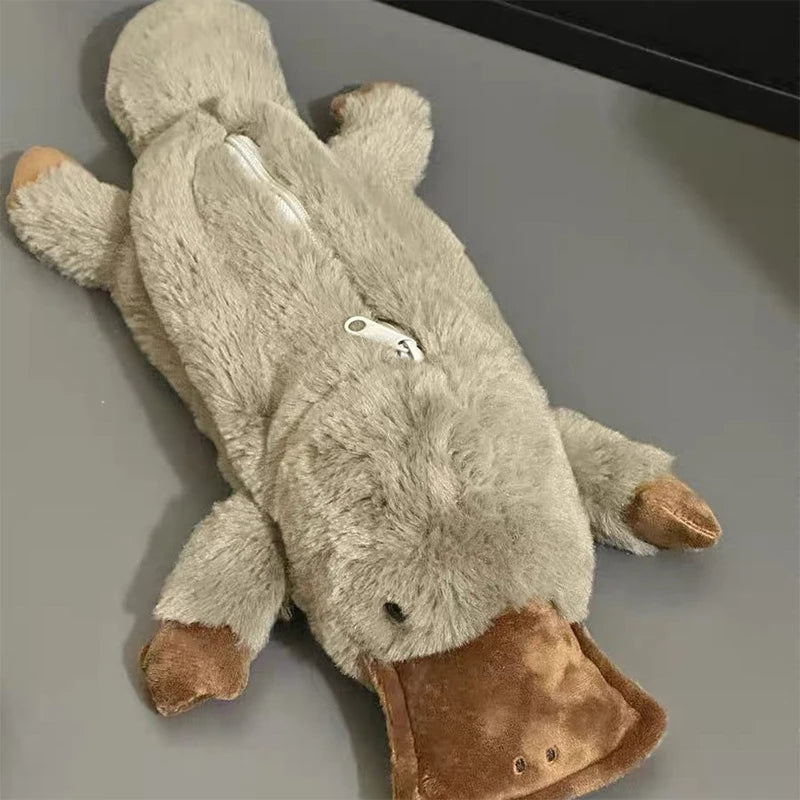 Cute Platypus Plush Pencil Case | Large Capacity Pouch Plush Pencil Case Babs