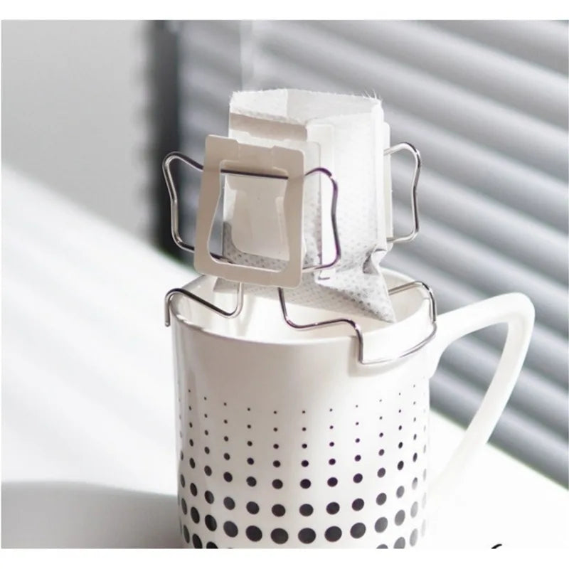Stainless Steel Coffee Drip Bag Holder – Reusable, 1/3/5 Pack Coffee Drip Holder Babs