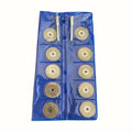 12pcs Mini Diamond Cutting Discs – Grinding & Carving Blades Cutting Disc Set Babs Silver 20mm Multipurpose Cutting