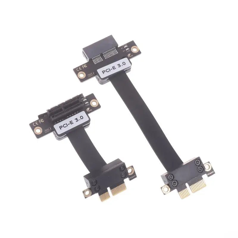 PCIe 3.0 x1 Riser Cable 90° Right Angle Extension Ribbon PCIe Riser Cable Babs