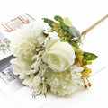 Artificial Silk Rose Bouquet – Wedding & Home Décor Artificial Flower Bouquet Babs color 1 2 pcs