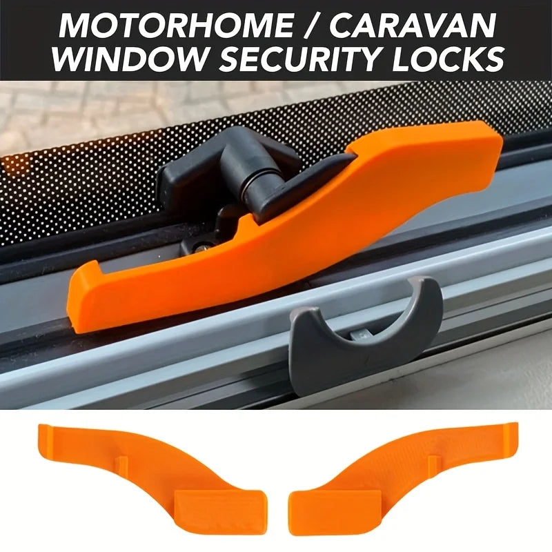 2-Pack RV Window Safety Locks – PolyPlastic Compatible L/R RV Window Lock Babs