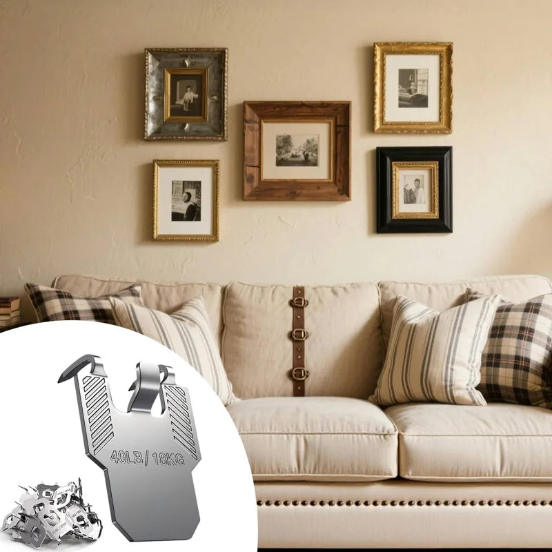 Claw Drywall Picture Hangers – 40 Lb Heavy Duty Wall Hooks Wall Picture Hanger Babs