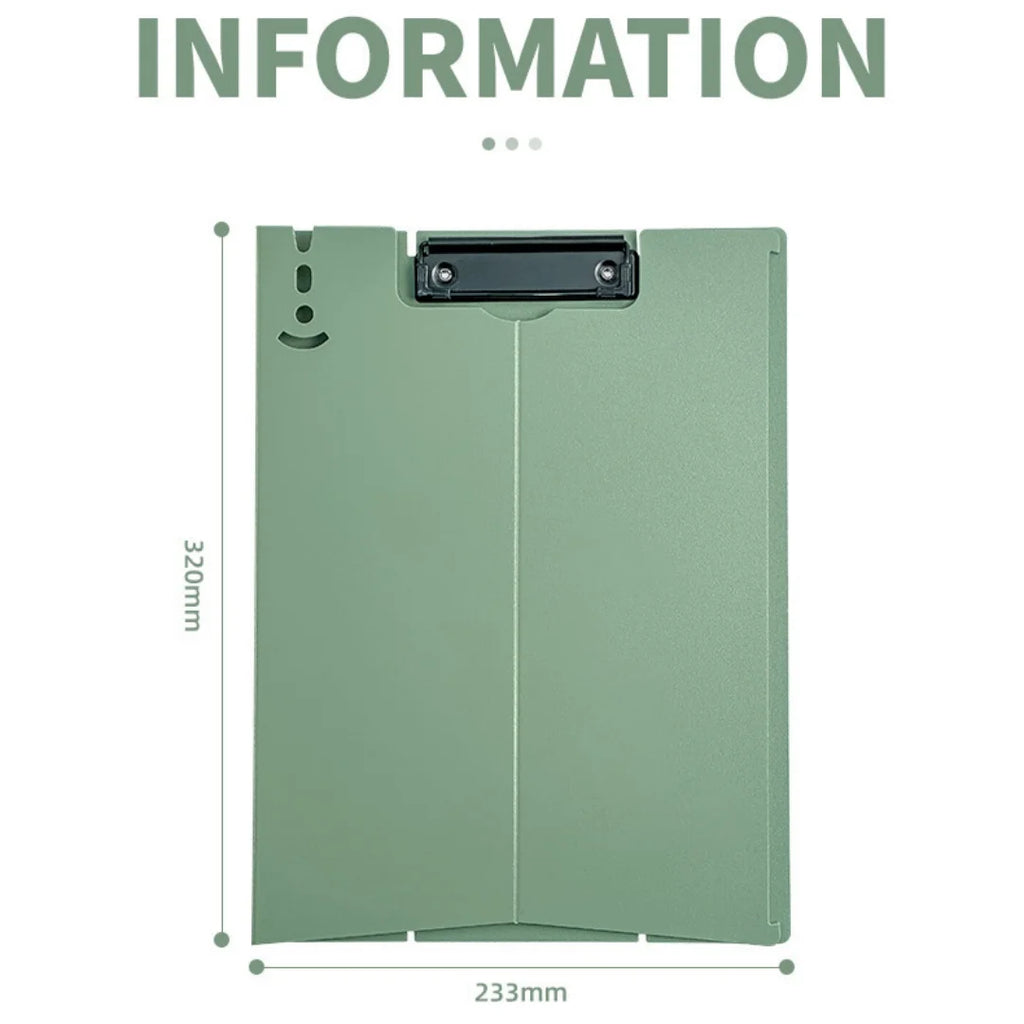 Foldable Clipboard with Storage & Profile Clip – A3/A4 Foldable Clipboard Babs