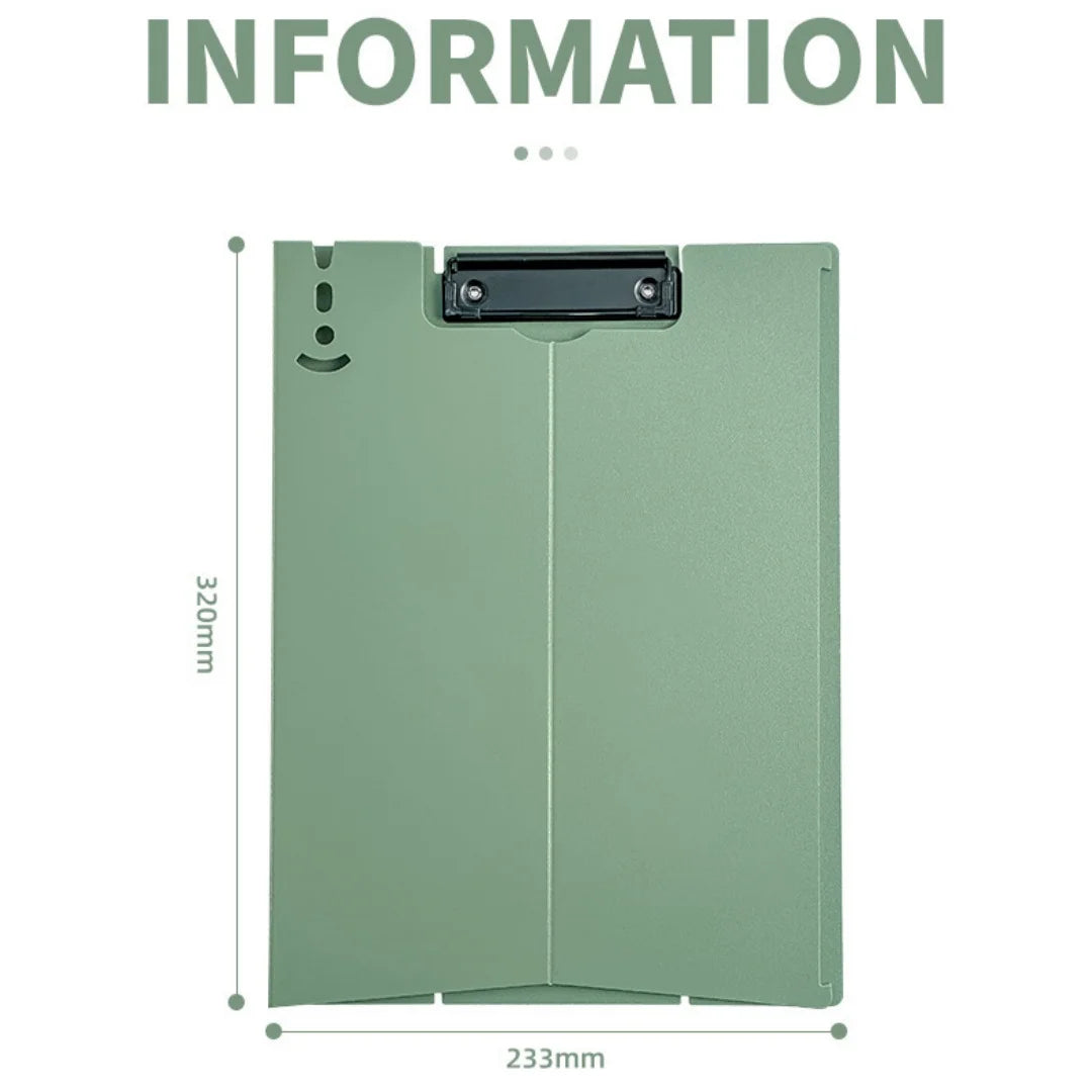 Foldable Clipboard with Storage & Profile Clip – A3/A4 Foldable Clipboard Babs