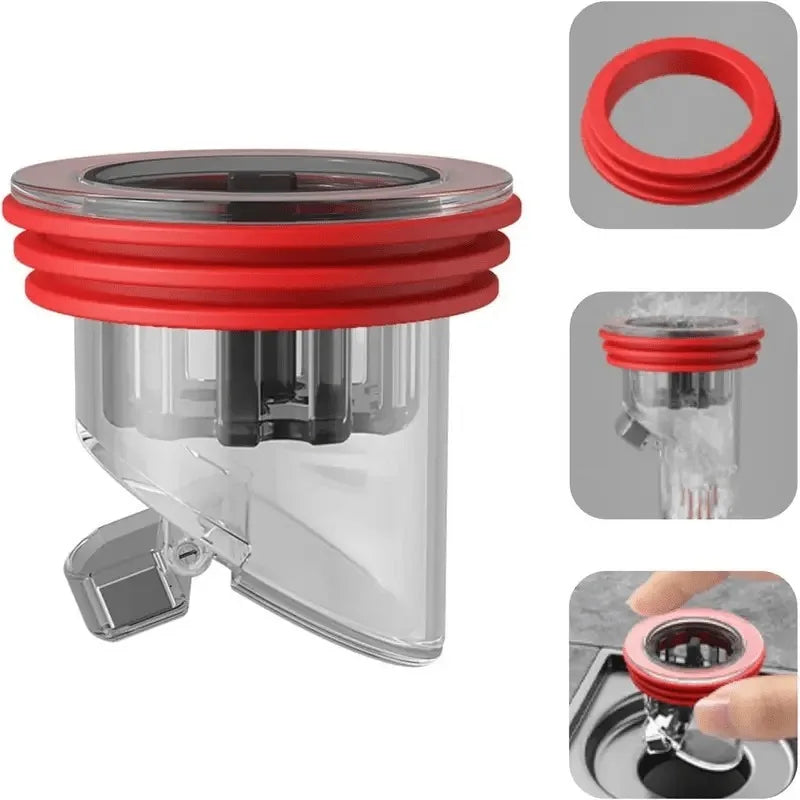 Odor-Proof Floor Drain Valve & Backflow Preventer – Kitchen & Bath Floor Drain Valve Babs