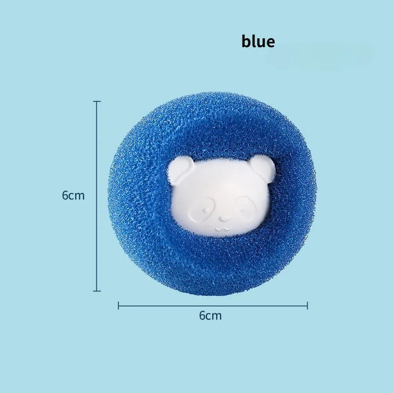 Laundry Hair Catcher Ball – Pet Lint & Fur Remover for Washer Laundry Cleaning Ball Babs 1Pc-blue