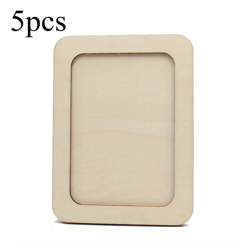 Wooden Picture Frames – DIY Handmade Contemporary Tabletop Wooden Picture Frame Babs 5pcs