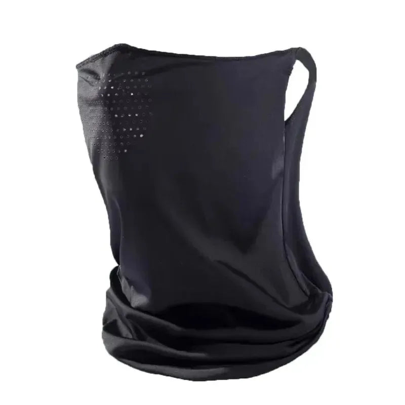 Ice Silk Sun Shield Mask UPF50+ Full Face UV & Neck Protection Sun Protection Mask Babs