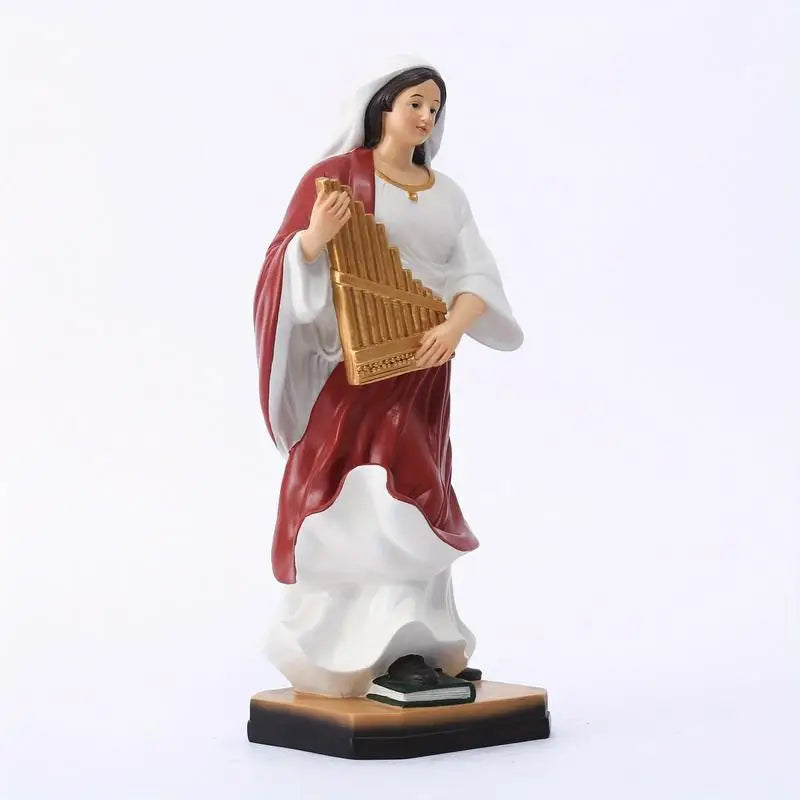 Christmas Prayer Angel Statue – 31cm Resin Holiday Figurine Holiday Figurine Babs