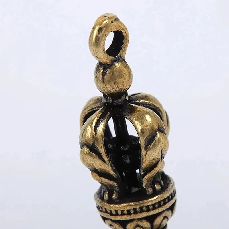 Brass Copper Bell Keychain Wind Bell Christmas Gift Decor Decorative Bell Babs