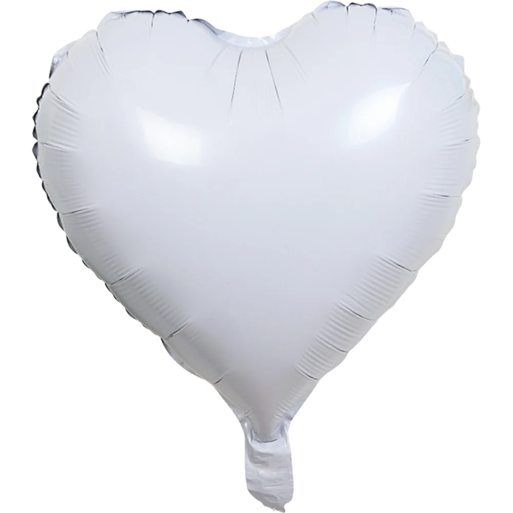 18" Star & Heart Foil Balloons for Parties & Weddings (5–50 pcs)