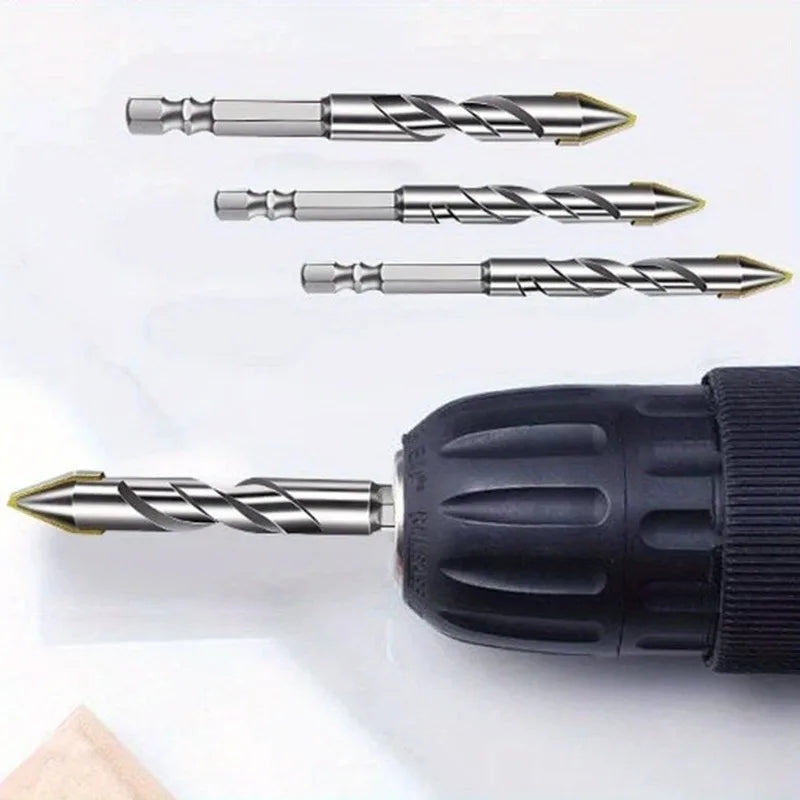 3-Piece Triangle Drill Bit Set – 6mm, 8mm & 10mm | Glass, Tile Drill Bit Set Babs