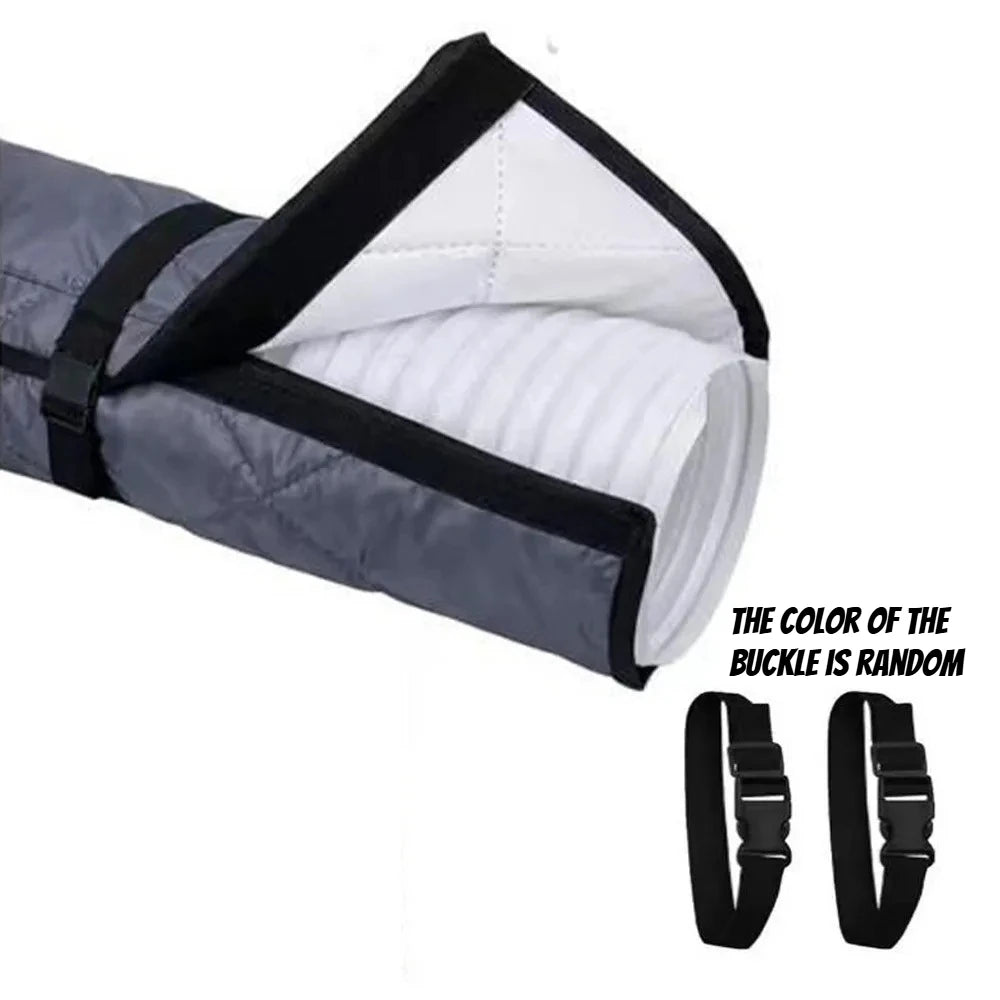 AC Exhaust Hose Insulation Sleeve | Heat Resistant Cover AC Hose Sleeve Babs Grey-1PC