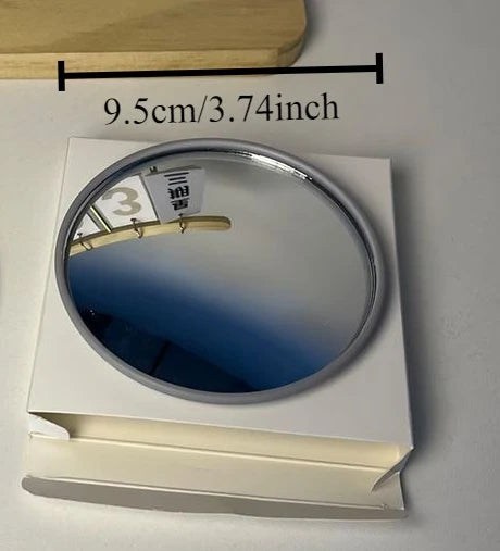 Convex Round Mirror Selfie Prop – Wide-Angle Travel Photo Mirror Selfie Photo Prop Babs 1PC