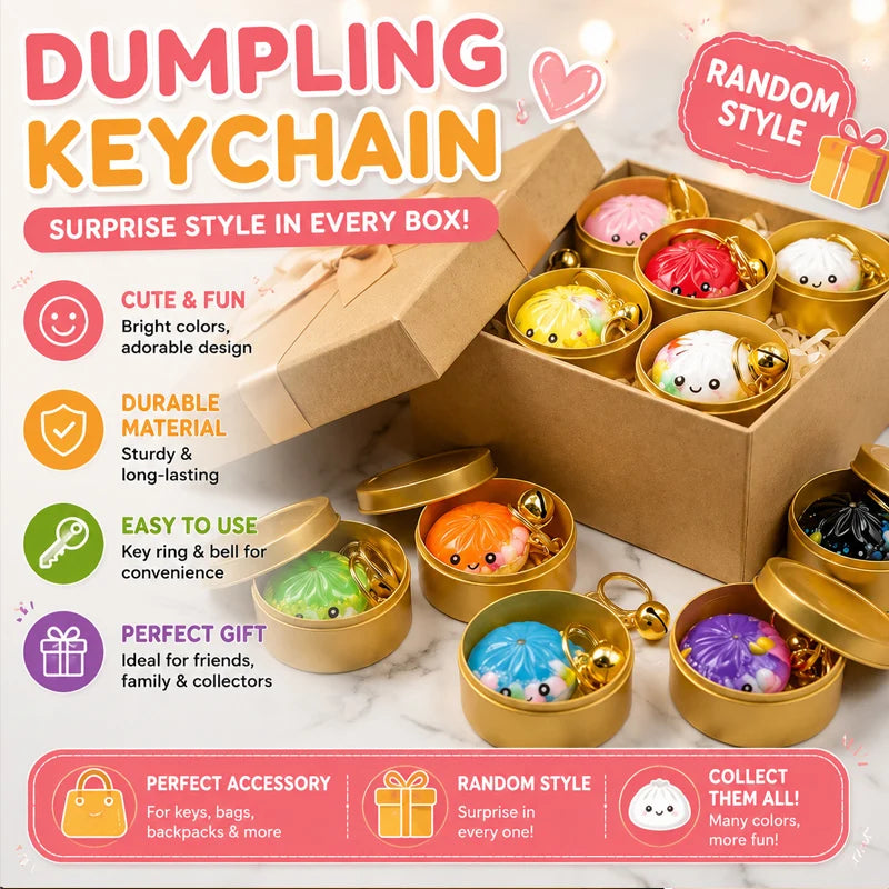 Baozi Keychain Acrylic Blind Box Mini Steam Bun Pendant Blind Box Keychain Babs