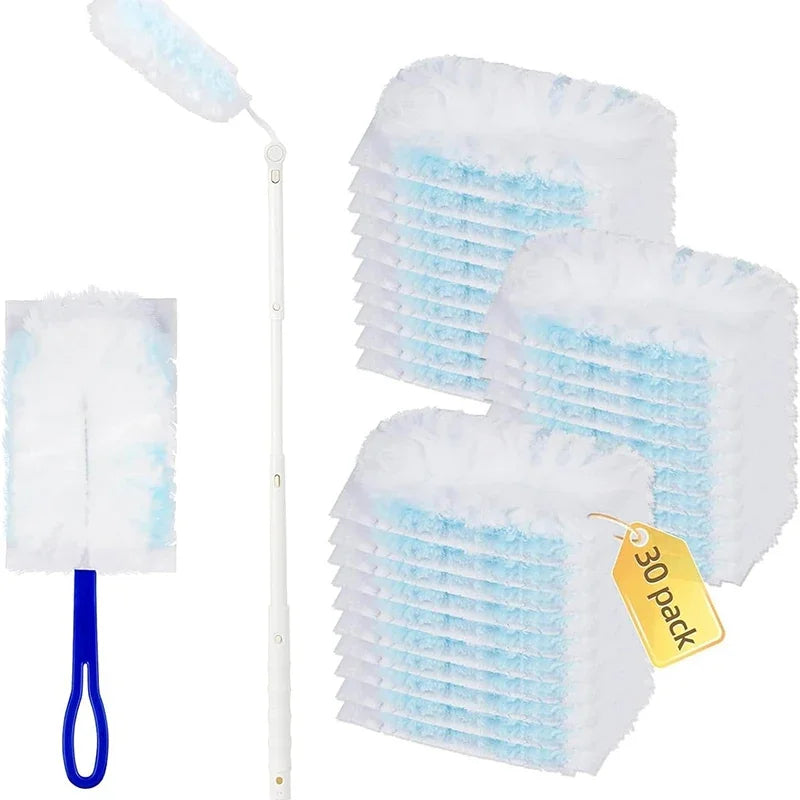 Extended Pole Microfiber Duster – Electrostatic Dust Collector Microfiber Duster Babs