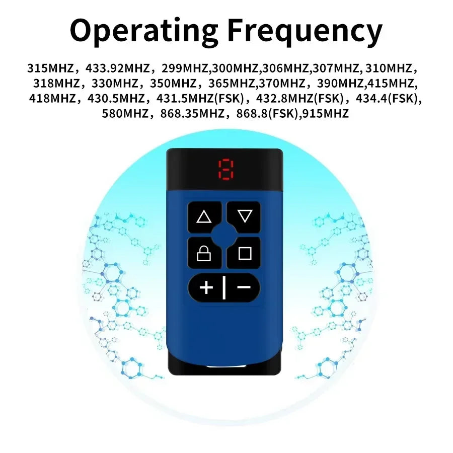 8-in-1 Universal Garage Remote Duplicator | 300–915MHz Remote Duplicator Babs
