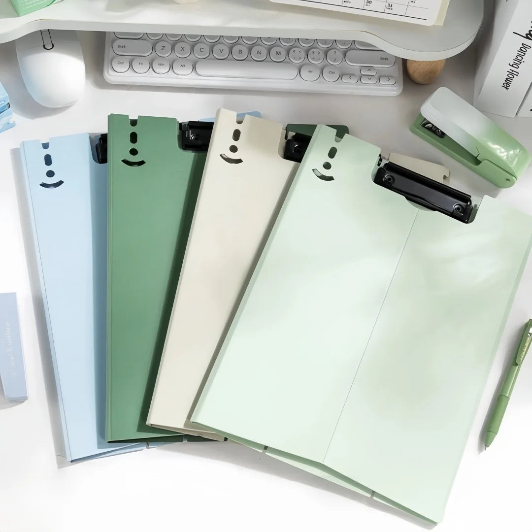 Foldable Clipboard with Storage & Profile Clip – A3/A4 Foldable Clipboard Babs