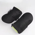 2PCS Handlebar Windshield Riding Gloves for Bike & Motorcycle Handlebar Wind Gloves Babs black