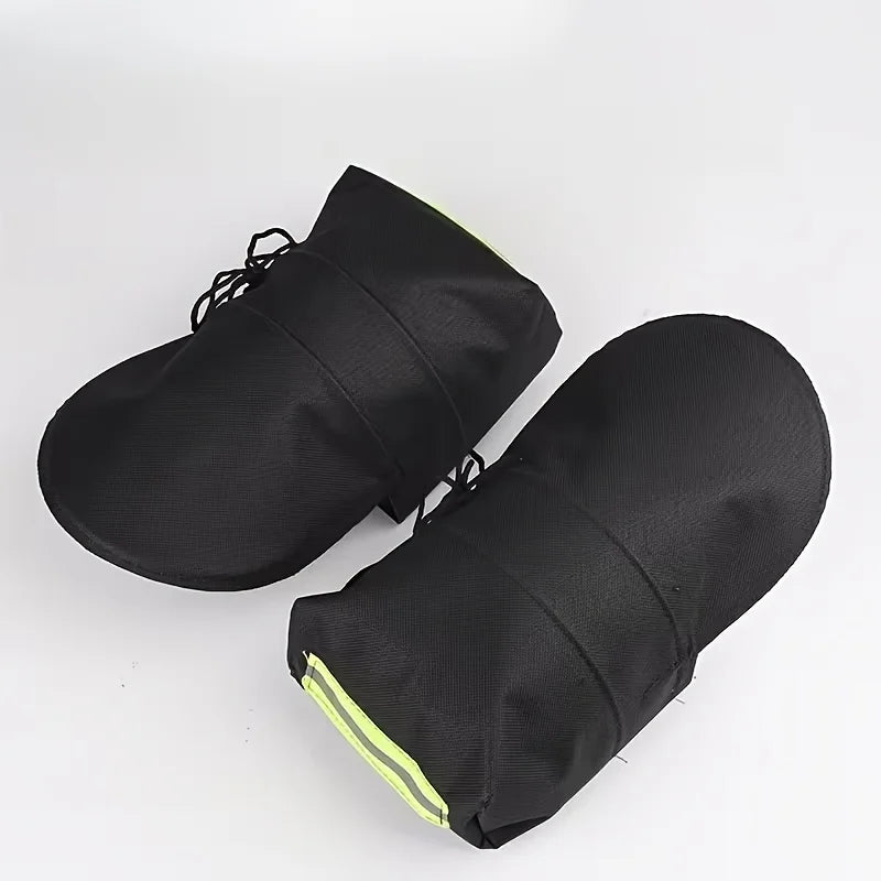 2PCS Handlebar Windshield Riding Gloves for Bike & Motorcycle Handlebar Wind Gloves Babs black