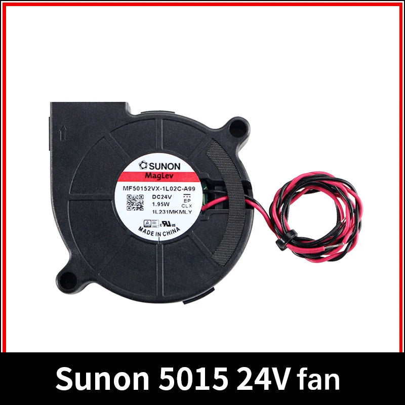 Sunon 5015 Blower Fan 24V DC Centrifugal Cooling – Voron 3D Printer 3D Printer Blower Fan Babs