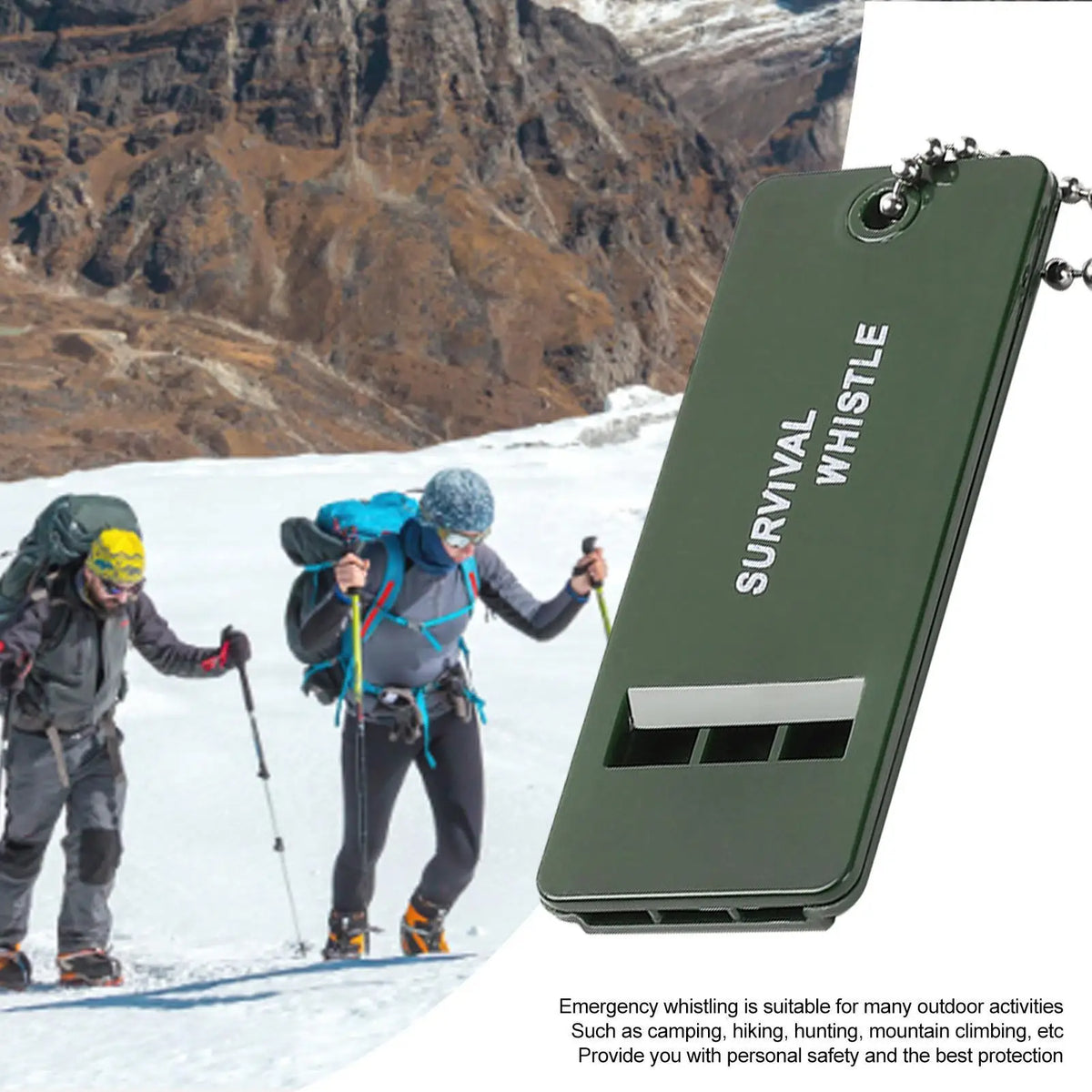 3-Frequency High Decibel Survival Whistle for Hiking & Camping Survival Whistle Babs