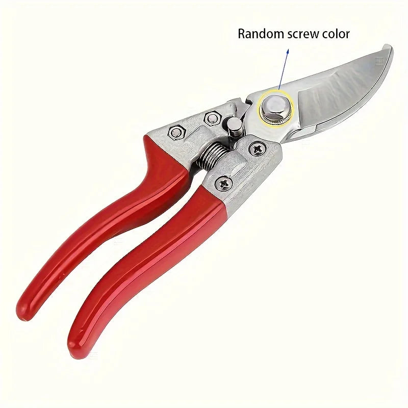 Stainless Steel Bypass Pruning Scissors – Garden & Flower Shears Bypass Pruning Shears Babs red