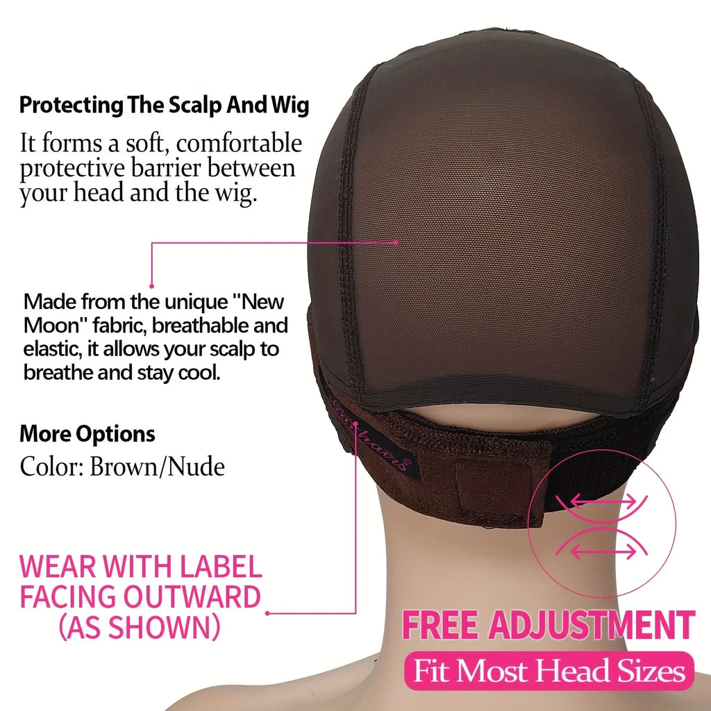 Ladies Lace Front Wig Cap – Non-Slip, Adjustable, Glue-Free Lace Front Wig Cap Babs