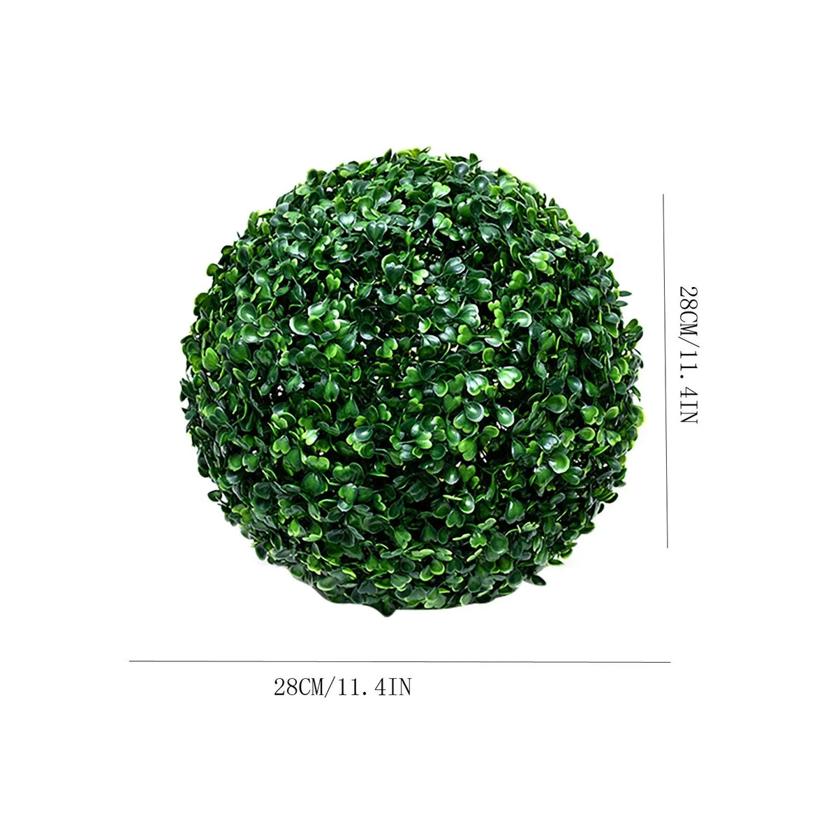 Artificial Topiary Grass Ball – Indoor & Outdoor Faux Plant Décor Artificial Topiary Ball Babs C